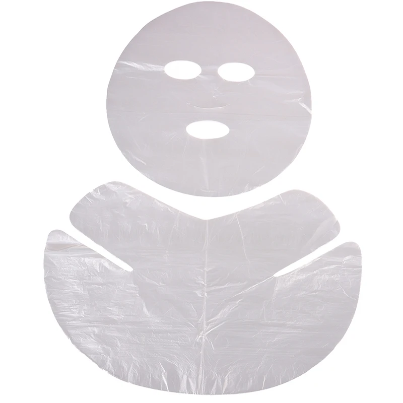 

100Pcs New PE Full Face Cleaner Mask Natural Disposable Eye Stickers Nose Stickers Neck Stickers Face Mask Beauty Healthy Tool