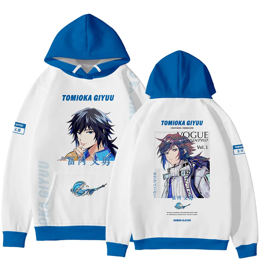 

3D Comic Demon Slayer Hoodies Sweatshirt Mannen Vrouwen Herfst Harajuku Hoodie Hip Hop 3D Kimetsu Geen Yaiba Jongens Meisjes Top
