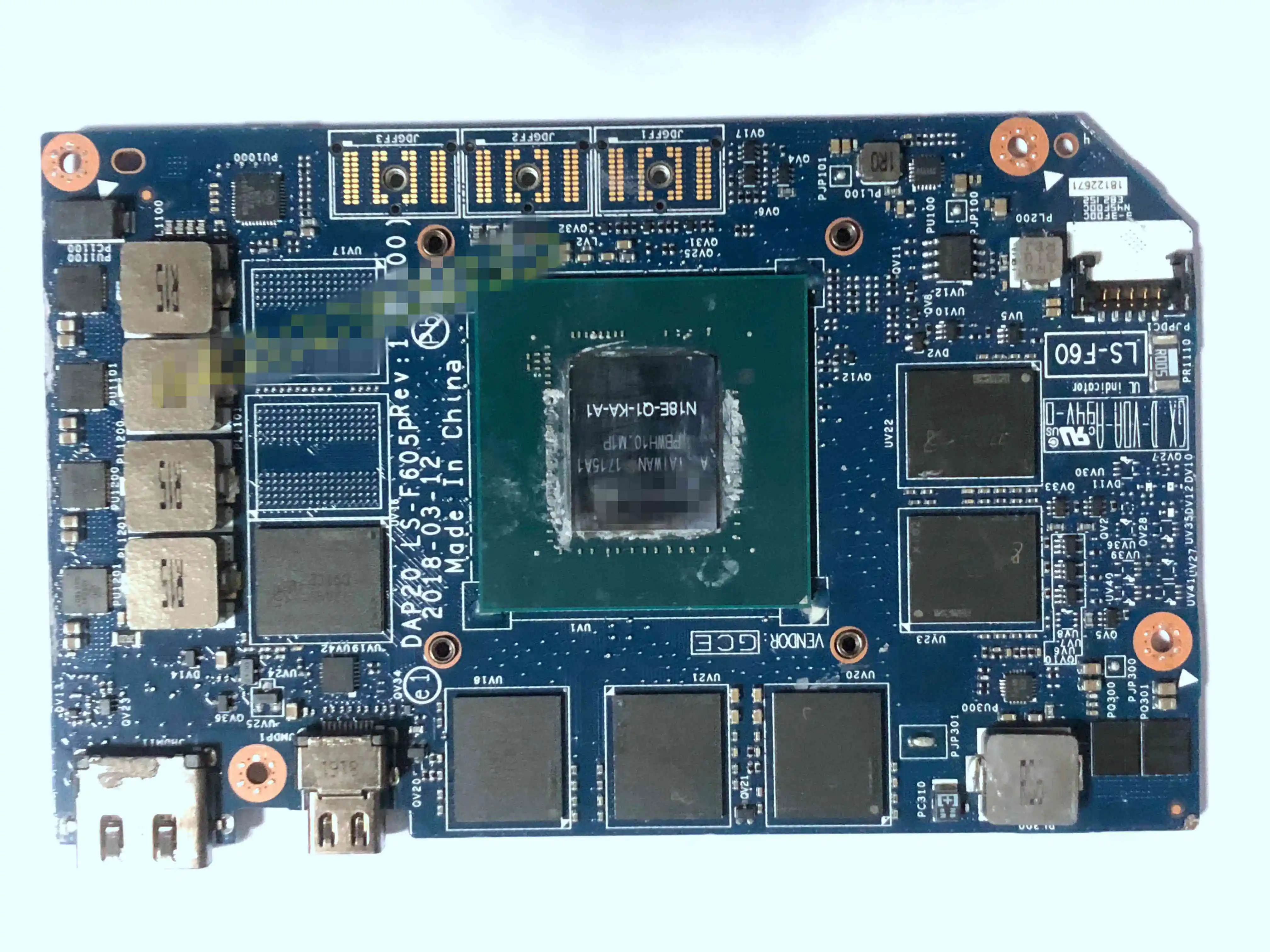 Для Dell Precision 7730 7740 для Nvidia Квадро P3200 6 ГБ GDDR5 8G6F0 LS F605P видео Графика GPU карты