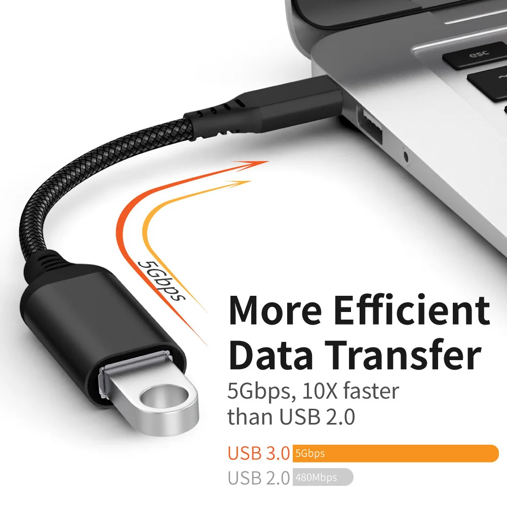 Кабель-адаптер с портом USB Type-C на 3 0 для Macbook Samsung S20 S10 Huawei Xiaomi планшетов | Мобильные