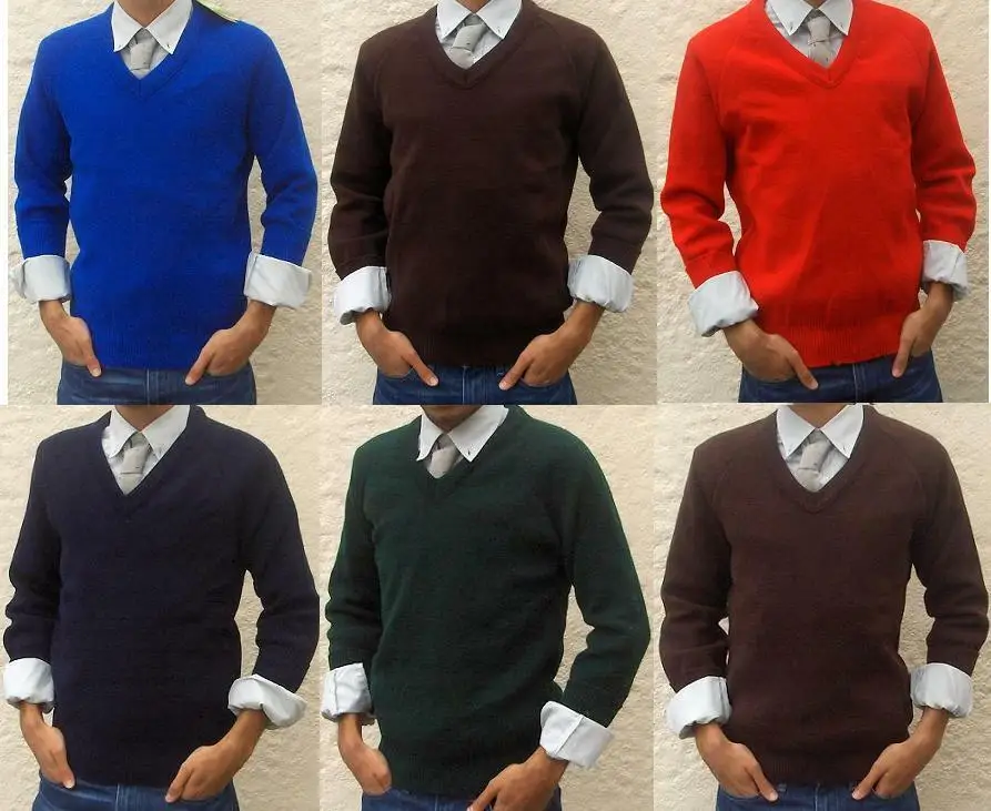 

Джемпер с V-образным вырезом для мужчин и мальчиков