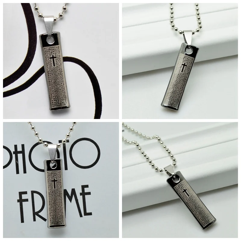 Мужское ожерелье с подвеской в виде креста|Ожерелья подвеской| |
