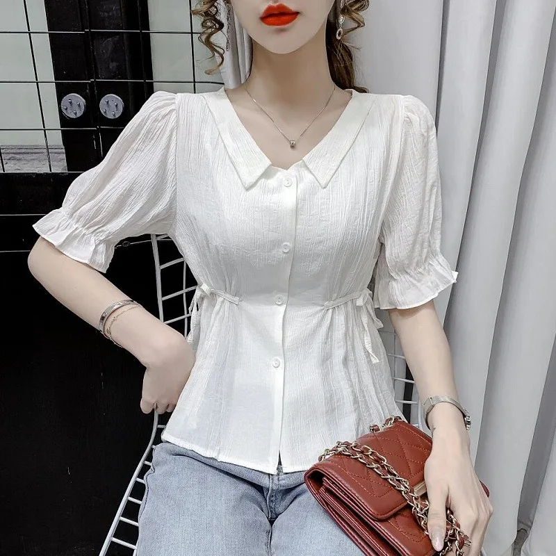 Джемпер с рукавами крылышками Женская французская меньшинств элегантная кукла