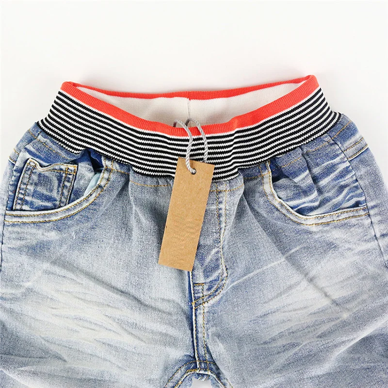 Детские джинсы Superman Костюмы Демисезонный Новый костюм длинные брюки с