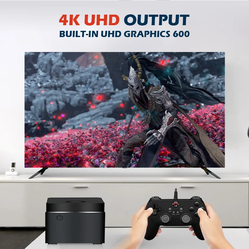 Супер консоль для видеоигр в ретро стиле X PC Mini Box PS2/PS1/WII/SS/N64 Windows 11 PRO UHD игровой