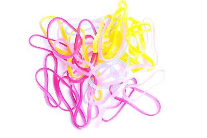 

260 шт./упак. Одноразовые эластичные резинки для волос для девочек, резинки для конского хвоста, модные аксессуары для волос-MX8