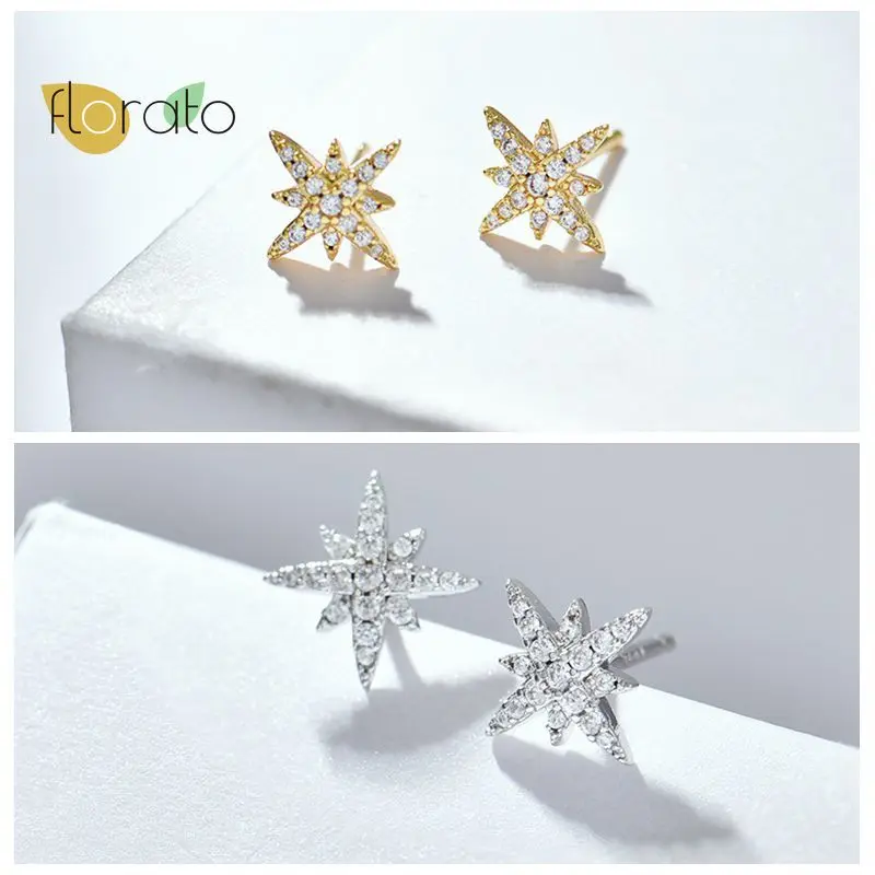 

925 Sterling Silver Stud Earrings For Women Gold Mini Butterfly Earrings Animals Piercing Earrings Korean Jewelry Pendanties