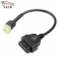 professional obd motorcycle cable for honda 4 pin6pin plug cable diagnostic cable 4pin to obd2 16 pin adapter motorcycle cable