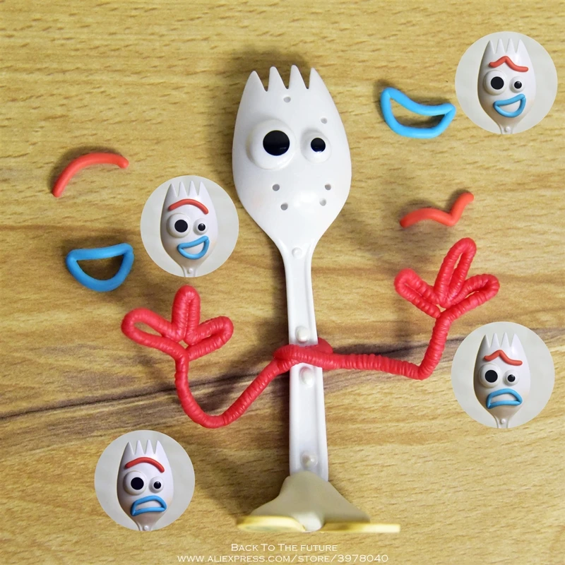 Экшн-фигурки Disney Toy Story 4 Forky change версии Q 15 5 см ПВХ версия мини-кукла детская