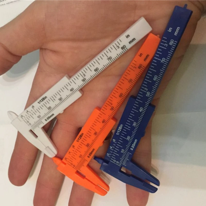1 шт. пластиковый мини штангенциркуль 80 мм|Детали инструментов| |