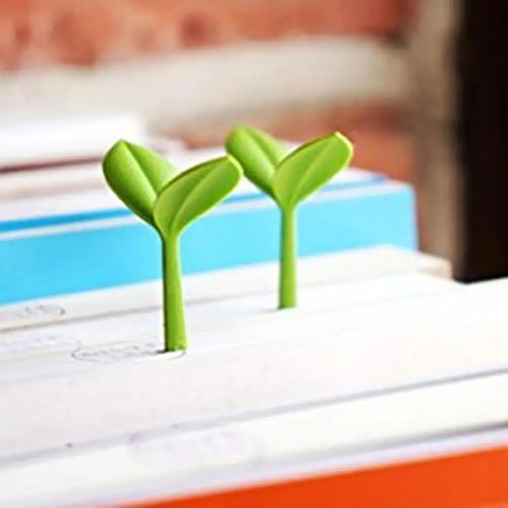 

Bookmark Creative Cute Little Grass Bud Bookmark Silicone Stationery Book Marker