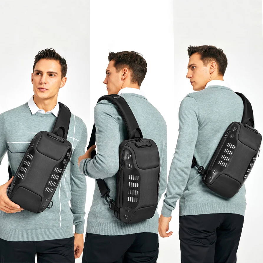 Новый Рюкзак-слинг многофункциональная сумка через плечо для мужчин