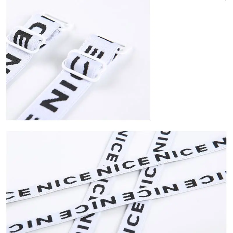 Для женщин и девочек декоративная вышивка хорошее буквы бретельки бюстгальтера