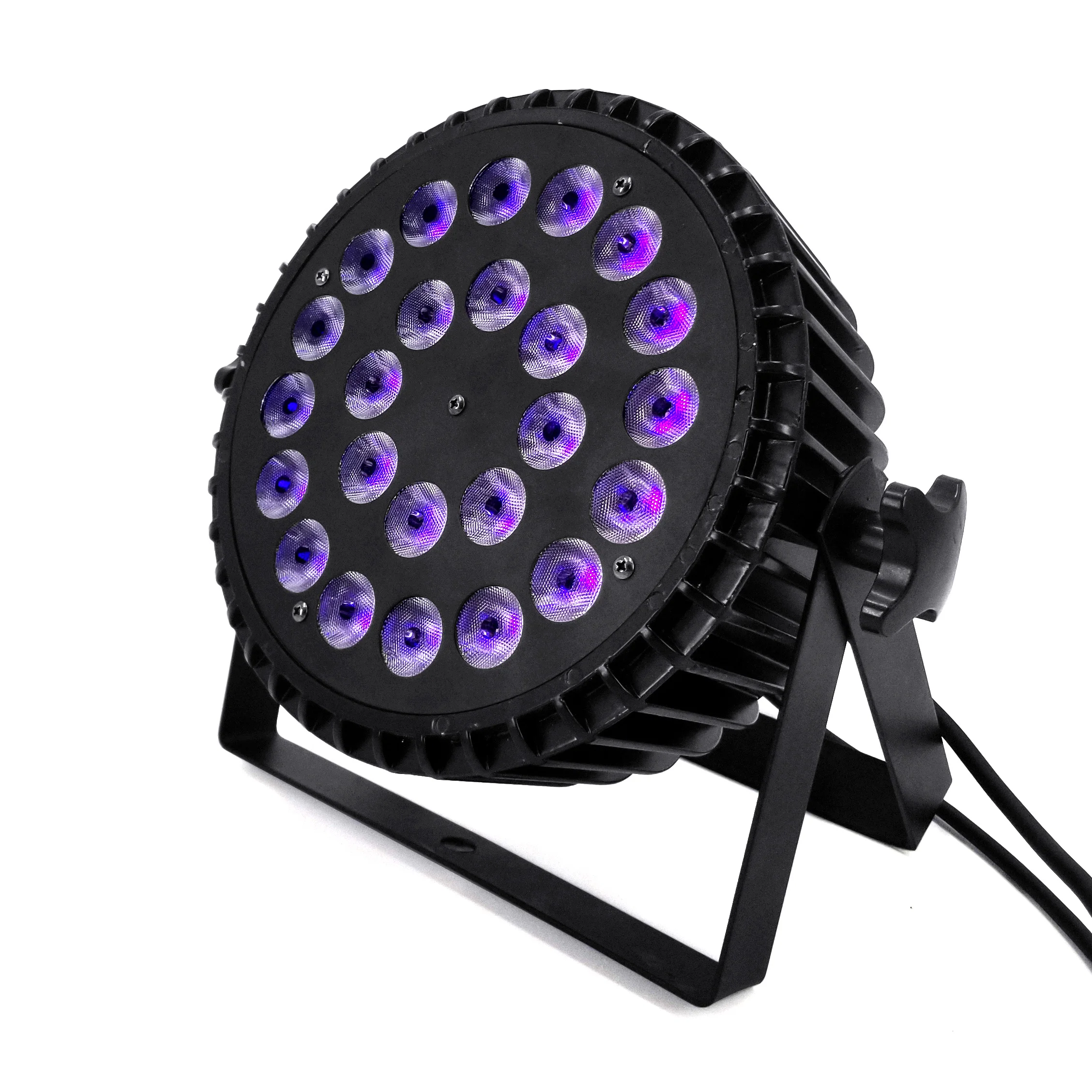 Светодиодный Par светильник RGBWA UV 6 в 1 24x18 Вт светодиодный DJ сценический dmx для