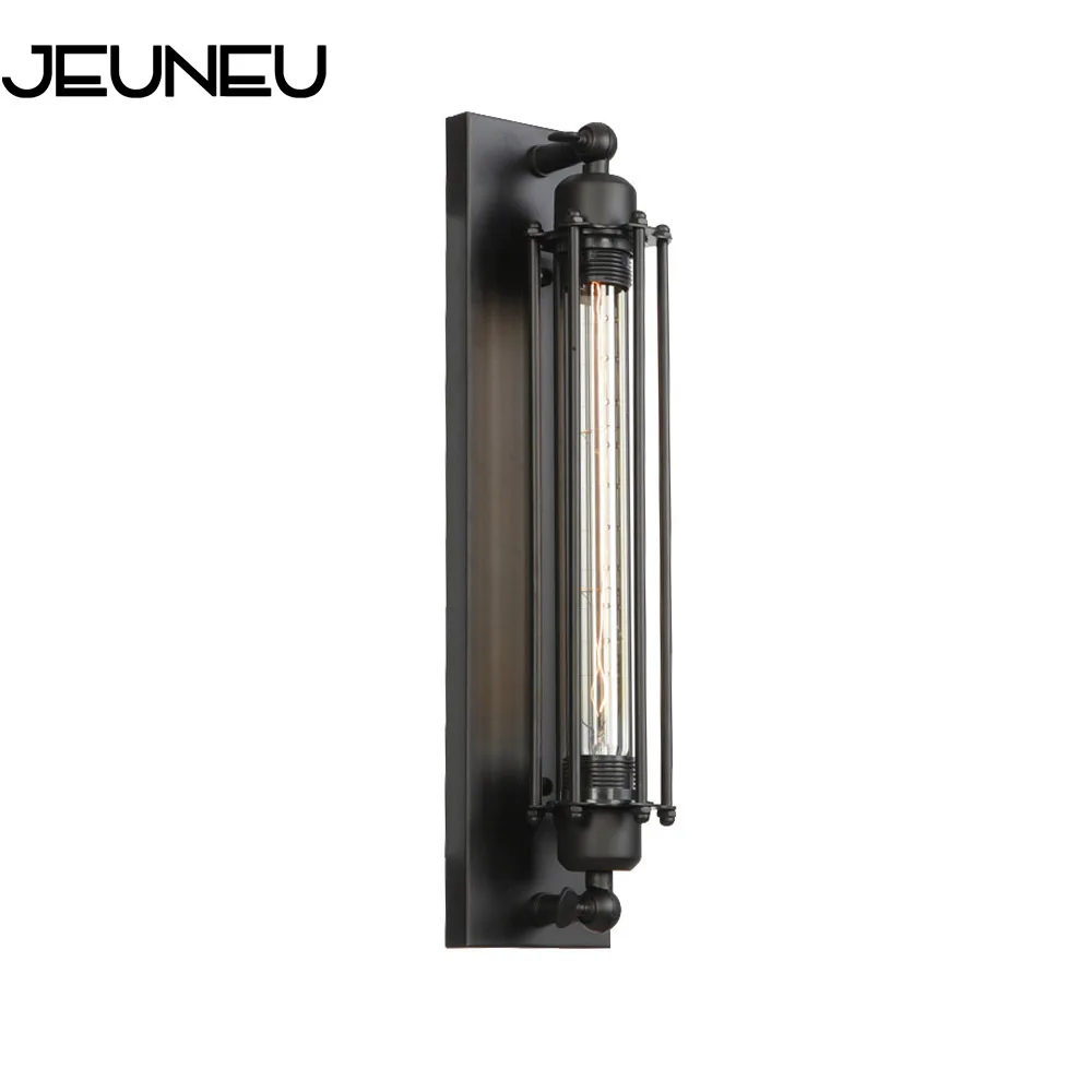 

Retro Industrial wind American Concise Iron Wall light LED E27 3 colors fluteDecorative Wall lamp for Loft Restaurant Corridor