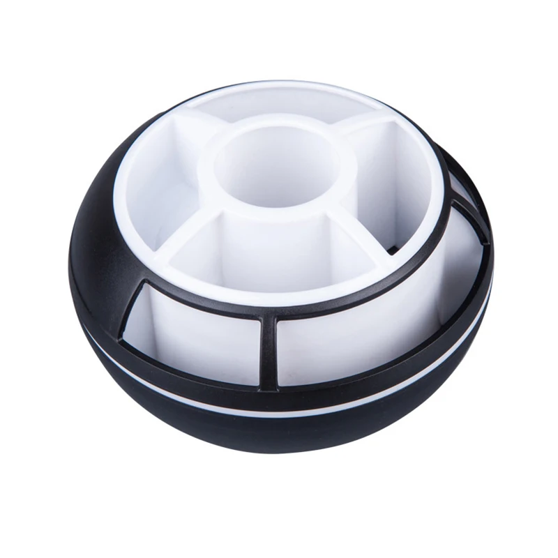 Органайзер для ручек и канцелярских принадлежностей с вращением на 360 градусов для стола, круглый контейнер для хранения карандашей для школы, офиса и дома.