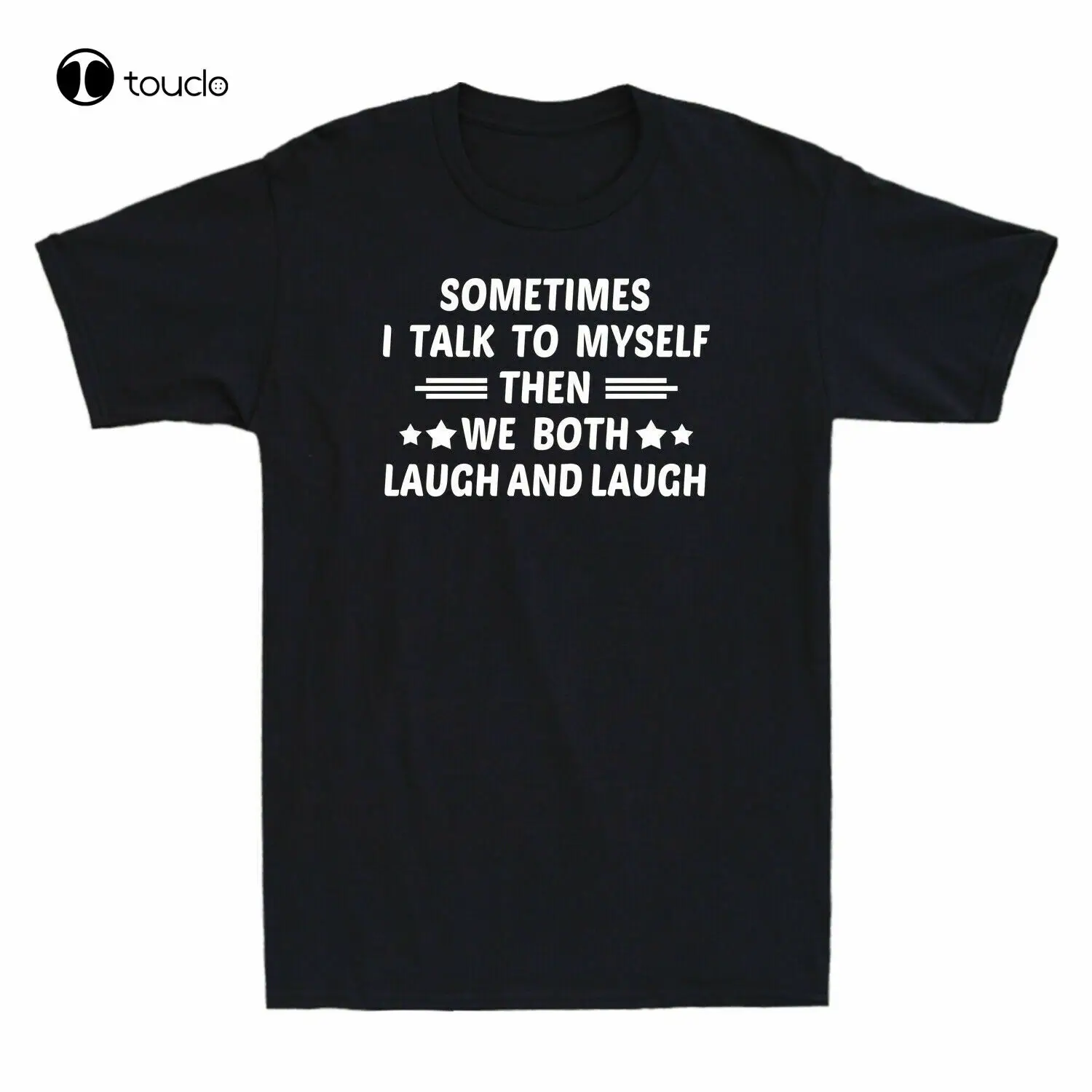 

Иногда я разговариваю с собой, тогда мы оба смешно и смешно, футболка, подарок 2021