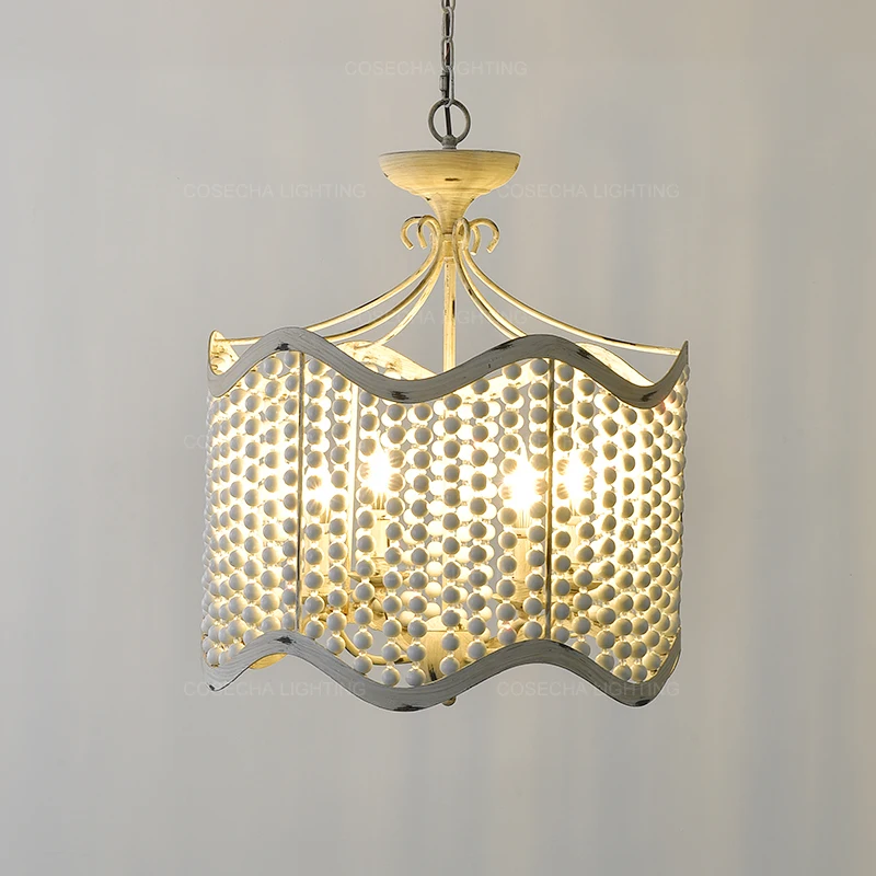 Деревянные люстры освещение для французской спальни подвесные светильники