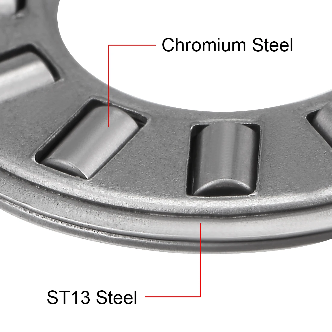 

uxcell NTA613 Needle Roller and Cage Thrust Assembly 3/8" x 77/96" x 5/64"