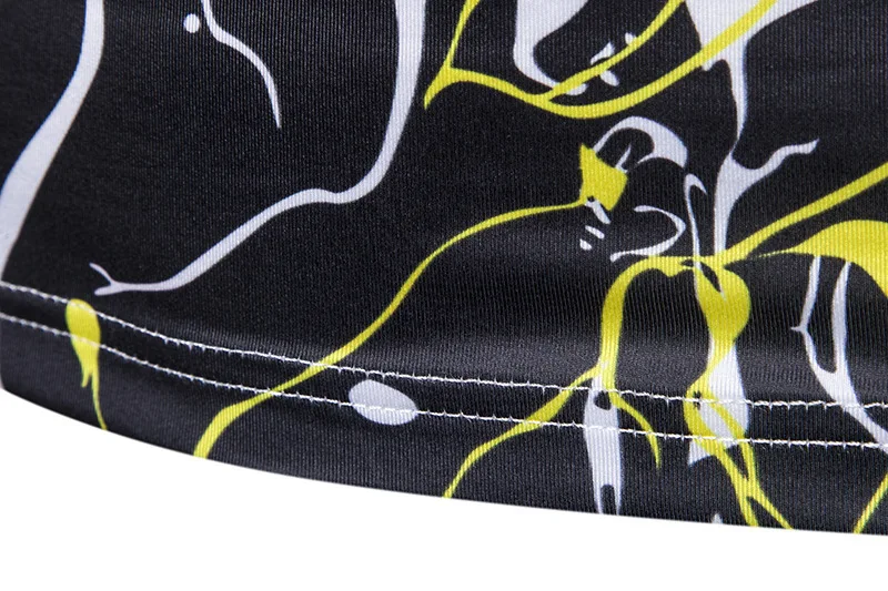 2019 осенняя и зимняя новая мужская футболка большого размера с высоким воротником