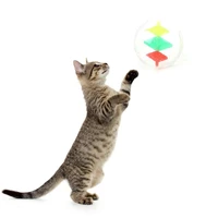interactive cat teasing toy ball plastic cat interactive toys indoor funny kitten playing exercise ball pet cats toy supplies