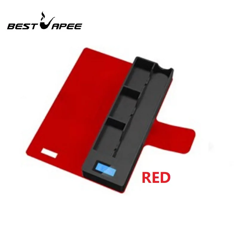 Универсальный совместимый для JUUL Зарядка для электронной сигареты fit Vape ручка комплект JUUL00 мобильная зарядка стручки футляр для хранения 1100 мАч - Цвет: red 1200mah