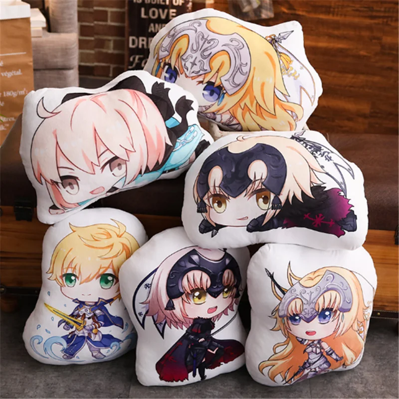 

Двухсторонняя аниме плюшевая кукла манга Fate/stay Night, два размера, судьба/большой заказ, подушка, мягкие плюшевые детские игрушки