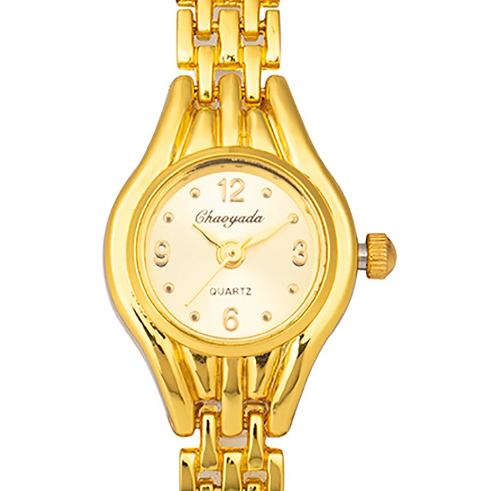 

Fashion Gold Alloy Bracelets Watches Women's Watches Elegant Ladies Quartz WristWatch Female Clock Relogio Feminino Montre Femme