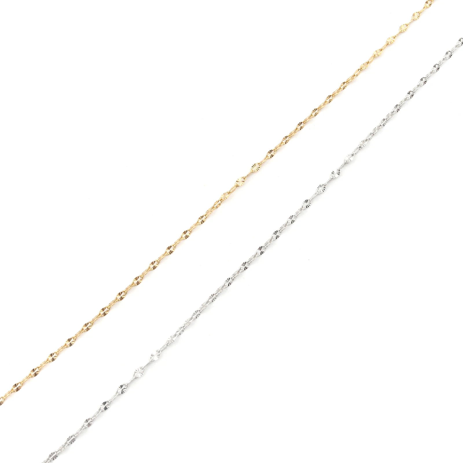 1 PC Hot 304 Stainless Steel Necklace For Necklace Making Oval Silver Color Gold Color Link Chain Jewelry DIY Wholesale 50cm