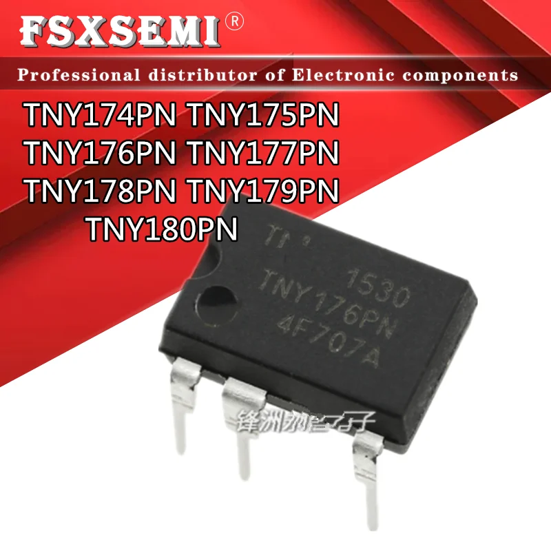 

50pcs/lot TNY174PN TNY175PN TNY176PN TNY177PN TNY178PN TNY179PN TNY180PN DIP-7 LCD power chip IC