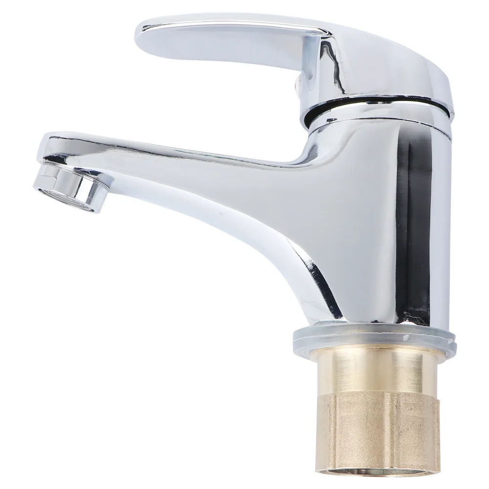 

Kitchen Tap Alloy Basin Taps Metal Sink Tap Hot and Cold Water Home (2012 Alloy)
