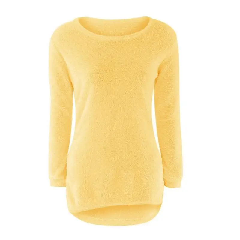 Plue Size Women Sweaters Pullovers Casual Autumn Winter Long Sleeve Solid Pullover Female Tops Knitted Sweater | Женская одежда