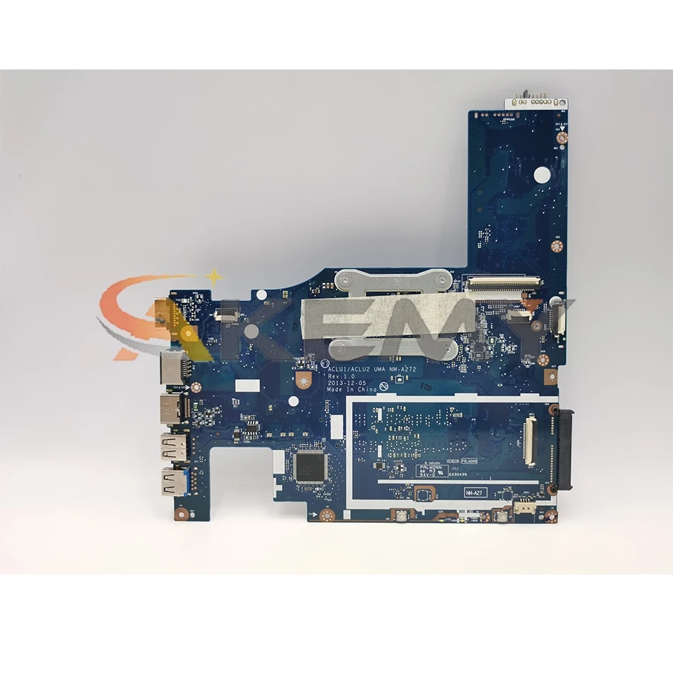 

Akemy ACLU1/ACLU2 UMA NM-A272 For Lenovo G50-70 Z50-70 Laptop Motherboard 5B20G38593 SR1DV 2957U DDR3L FU Lly Tested