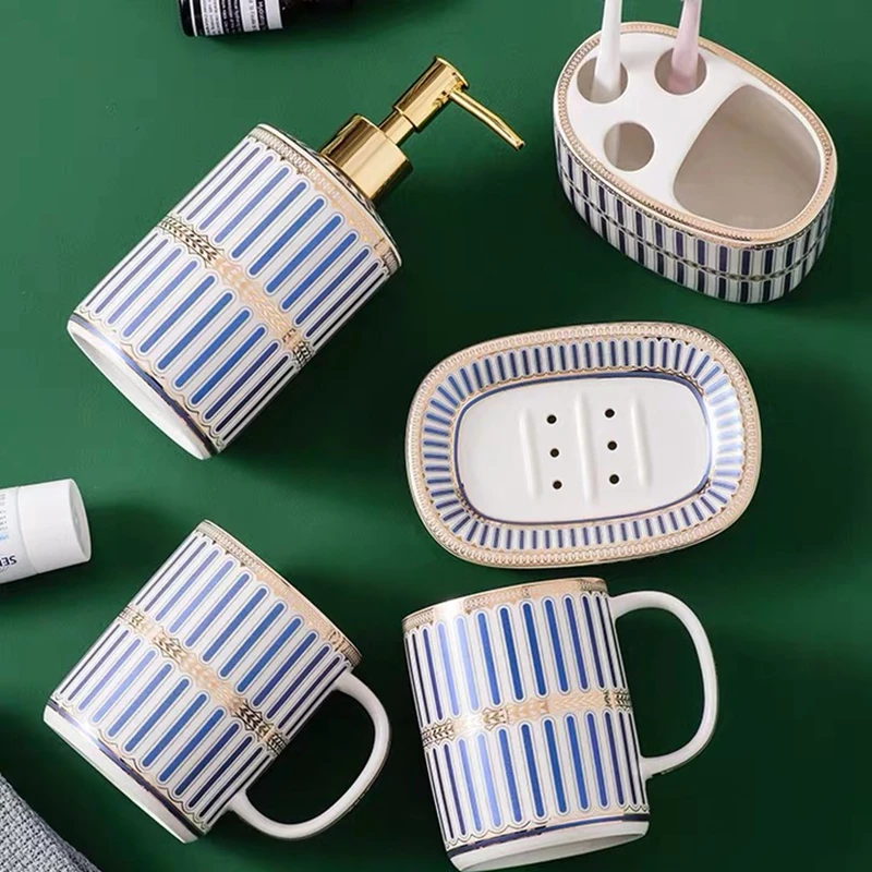 5 шт. роскошный набор аксессуаров для ванной комнаты щетка мытья в отеле