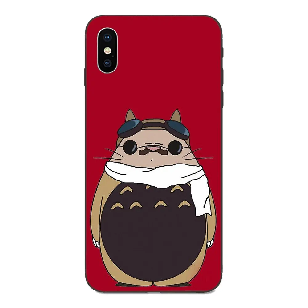 Цветная печать Diy TPU для Xiaomi Redmi Note 3 3S 4 4A 4X 5 5A 6 6A 7 7A K20 Plus Pro S2 Y2 Y3 My Neighbor Totoro Red on.