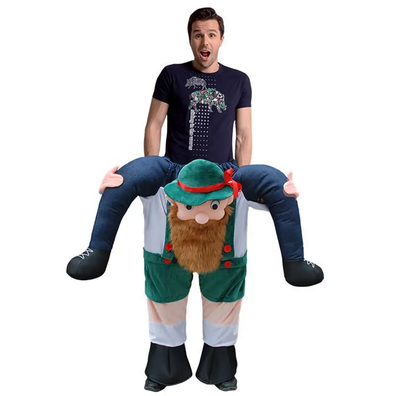 Новинка костюм талисмана для верховой езды жилет на моем теле забавные штаны с