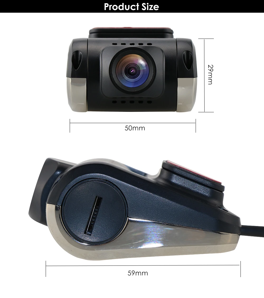 Автомобильный монитор USB автомобильный видеорегистратор Цифровой видеорегистратор фронтальная USB камера CMOS HD для Android 8,1 автомобильный dvd-проигрыватель