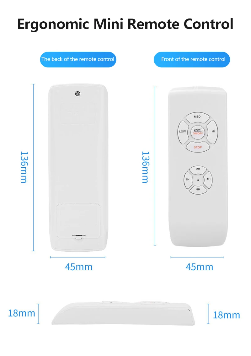 Универсальный комплект дистанционного управления потолочным вентилятором 80-265 в