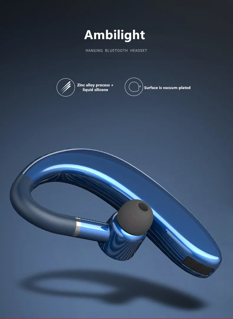 

Business Rotatable Ear Hook Wireless Earbuds S109 Fast Charging Bluetooth Earphone Stereo Sports Waterproof Headphone