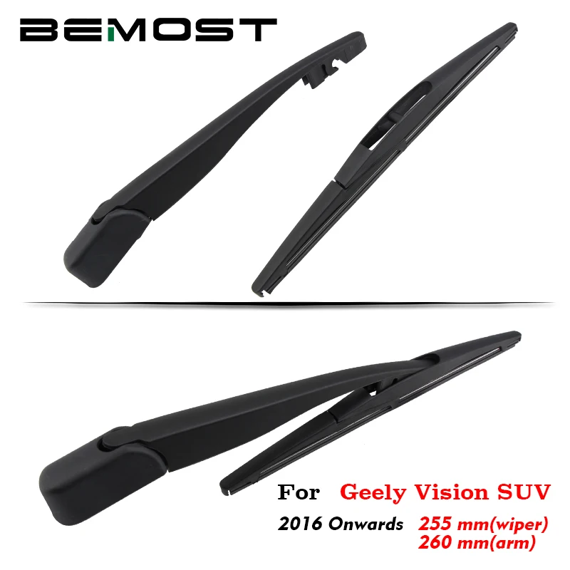 

BEMOST Car Rear Windshield Windscreen Wiper Arm Blade Soft Natural Rubber For Geely Vision SUV 255MM Hatchback 2016 2017 2018