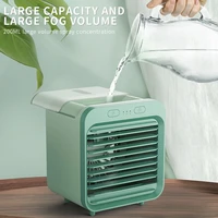 200ml air conditioner fan humidification usb portable circulator cooler purifier small desktop blower for office bedroom