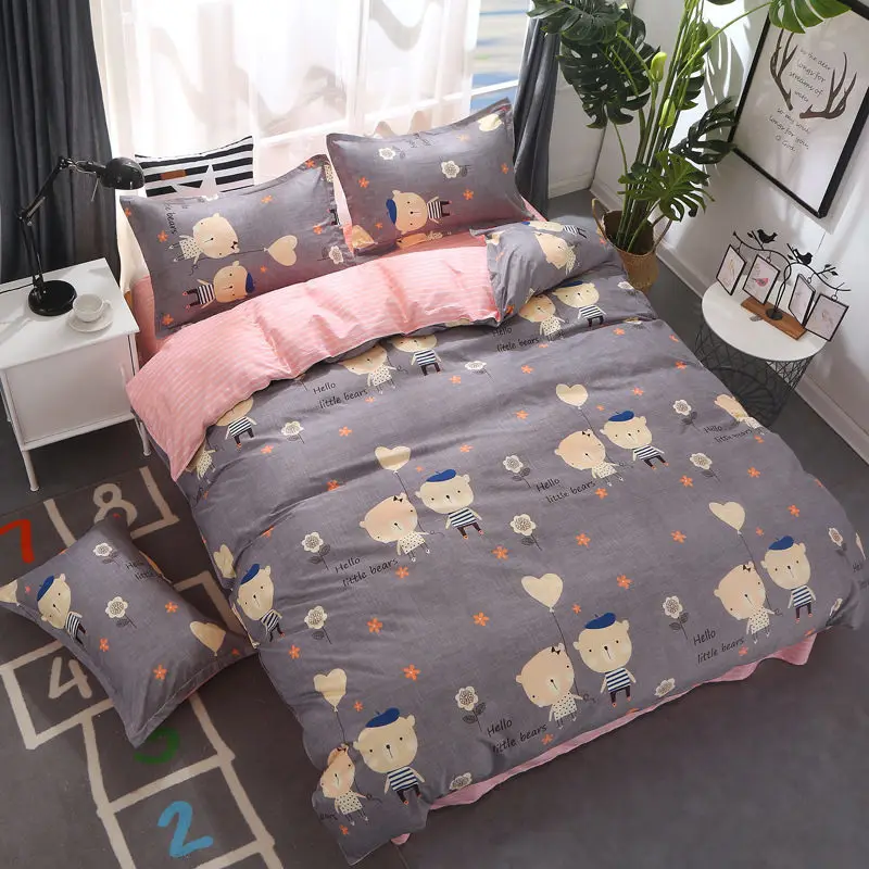 Носки с рисунком медведя из мультика 4 предмета для девочки мальчика ребёнка