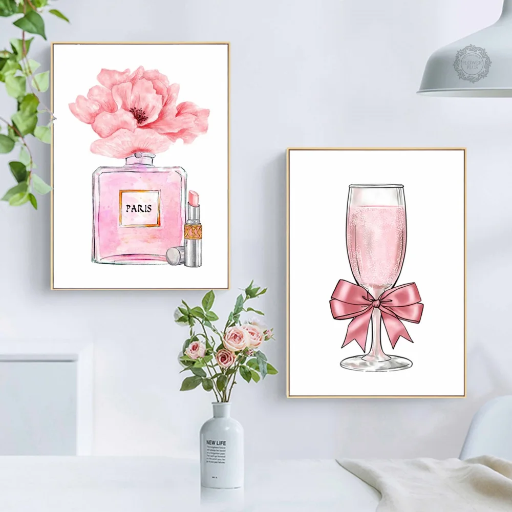 Абстрактная бокал для шампанского Радиоуправляемый вертолет Gin Роза холст