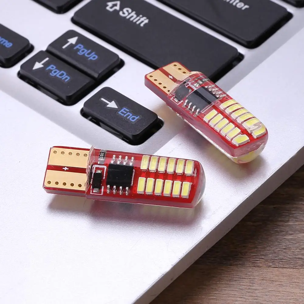 2 шт 12В 5 Вт автомобиля Ширина светильник лампочка Водонепроницаемый силиконовая