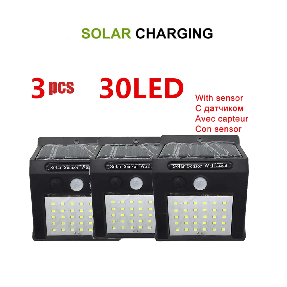 

whole sale series Solar Light Motion Sensor light Waterproof Emergency solar Wall Lamp Garden Street Light remote controller sma