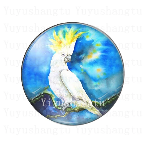 Акварельная картина с изображением дерева и леса 12 мм/14 мм/18 мм/20 мм/25 мм |