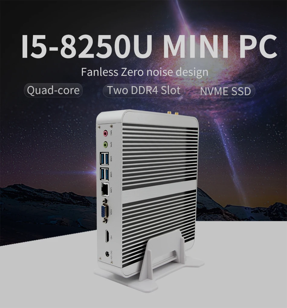 MSECORE 8-го поколения четырехъядерный процессор i5 8250U без вентилятора DDR4 игровой мини-ПК Windows 10 HTPC Настольный компьютер linux intel UHD620 VGA HDMI wifi