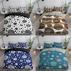 Комплект постельного белья в скандинавском стиле с геометрическим рисунком в горошек, пододеяльник 240, двуспальный, Королевский, двуспальный, двуспальный, Комплект постельного белья на 2 персоны, покрывало 135