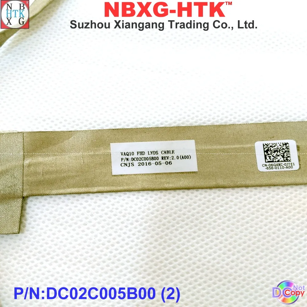 Для Dell M4800 высокое 40pin FHD 06G4XC ЖК-дисплей для ноутбука LVDS дисплей ленточный кабель