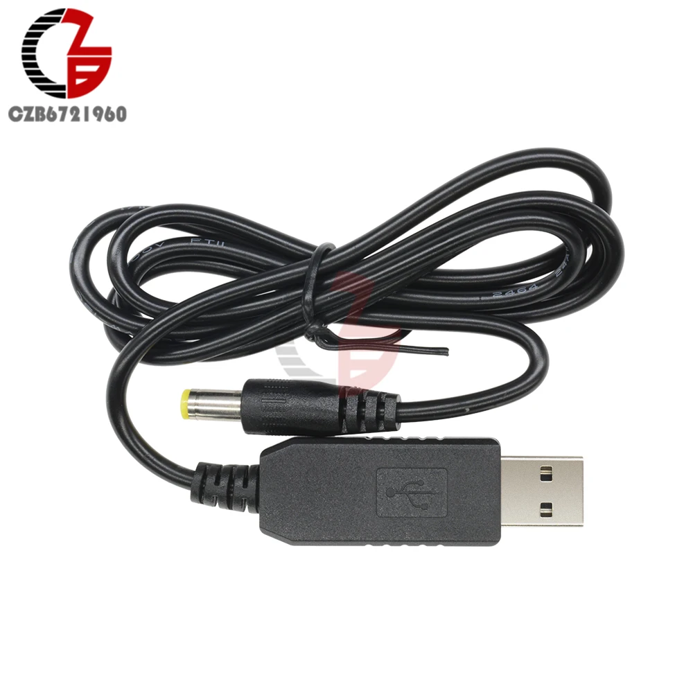 Повышающий кабель питания с USB 2 0 на DC 1x5 5 мм В 12 преобразователь в разъем зарядная